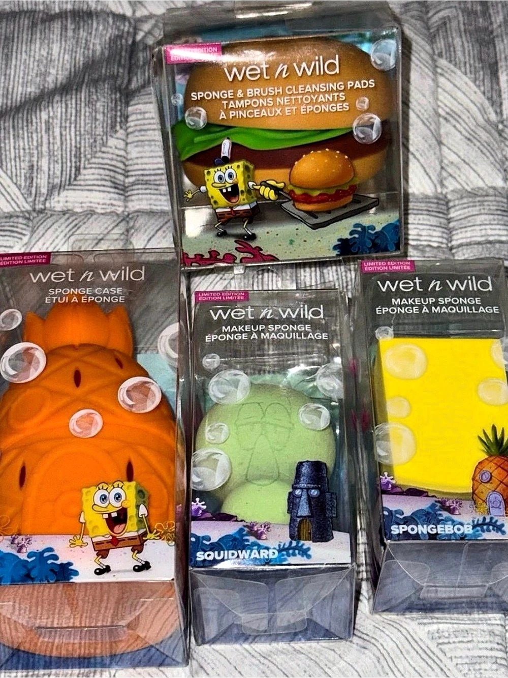 wet n wild SpongeBob SquarePants Makeup Collection Set NWT